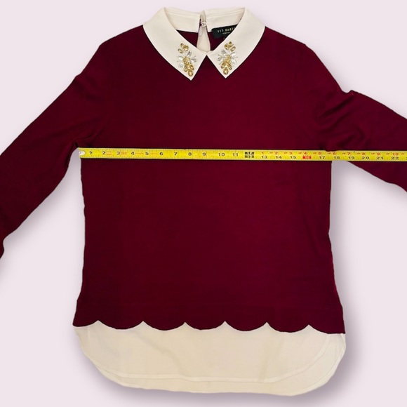 Ted Baker EUC! Suzaine Embellished Sweater Size 1 - Picture 3 of 9